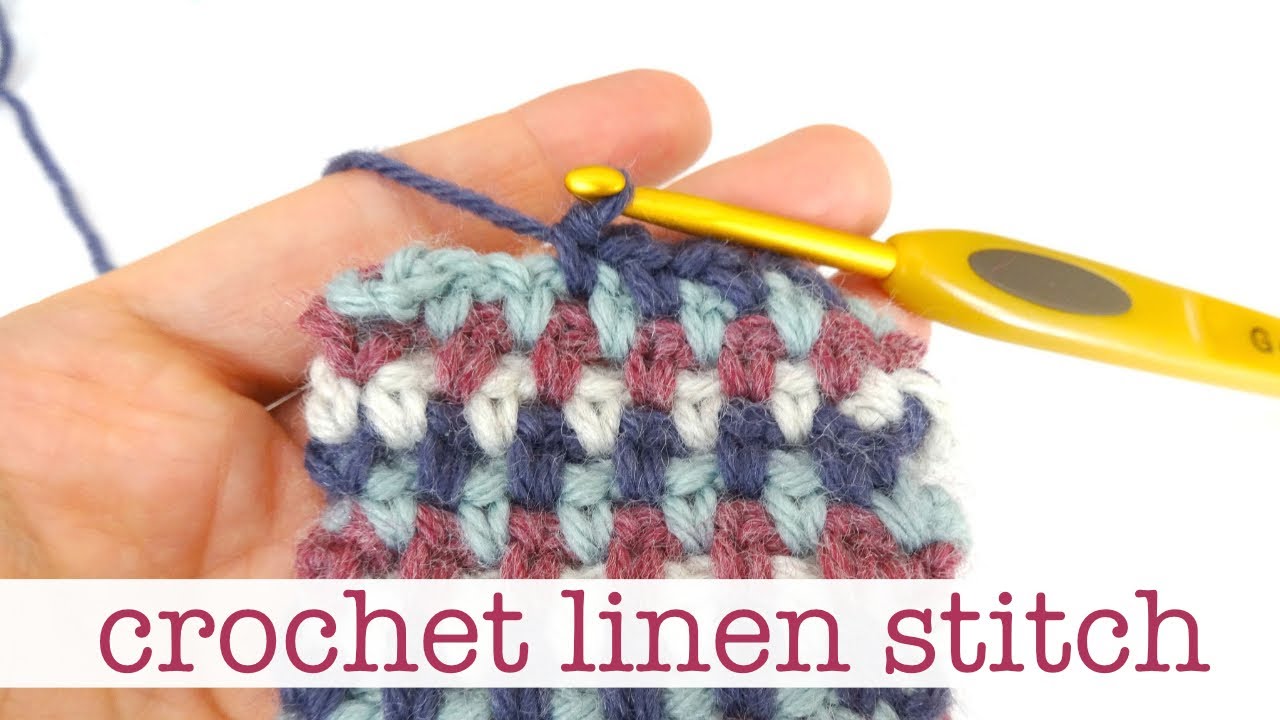 How To Crochet the Linen Stitch