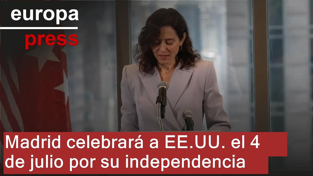 Madrid homenajeará a los estadounidenses el 4 de julio por los 250 años de independencia