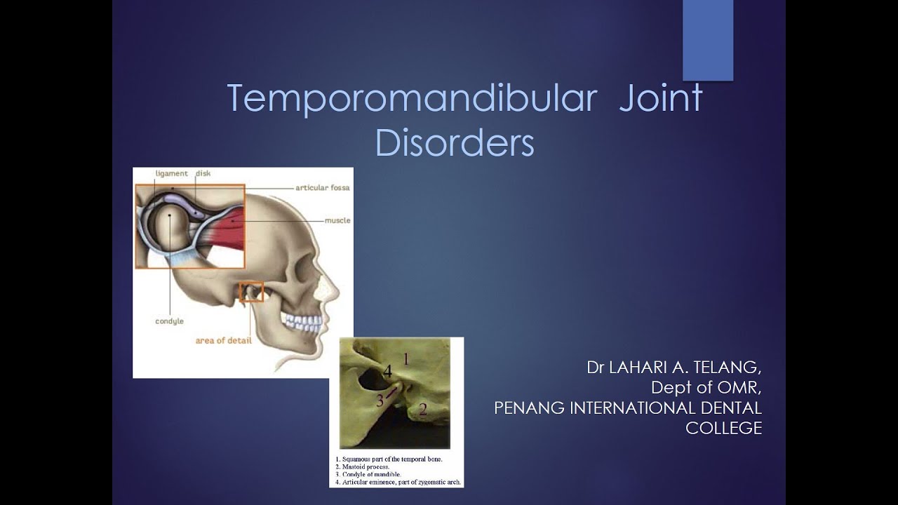 Temporomandibular disorders