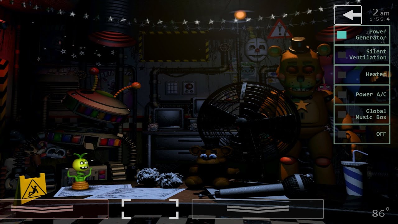 FNAF mas uma noite 1 Animatronic parte 4