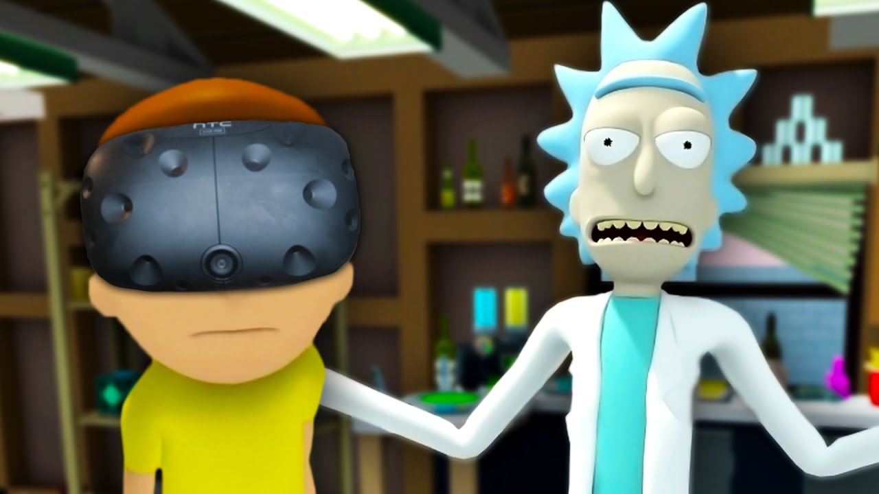 WUBBA LUBBA DUB DUB | Rick And Morty VR # 1 (виртуальная реальность HTC Vive)