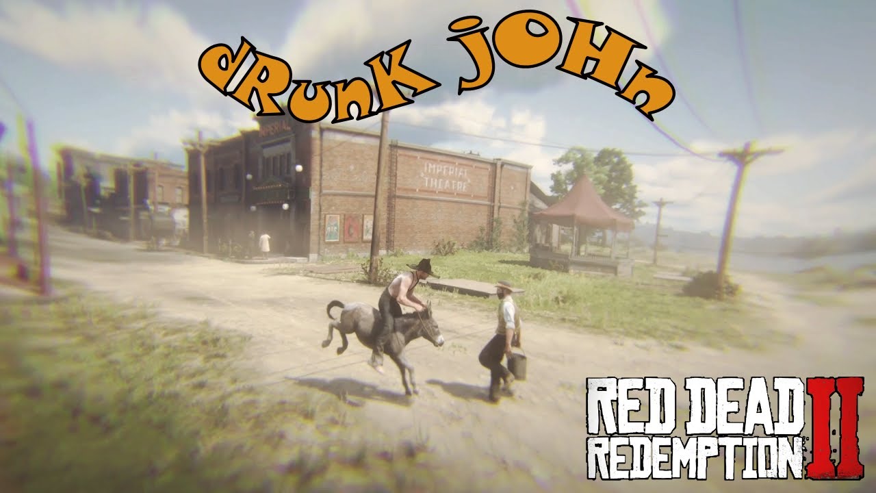 Drunk John Antagonizes Strangers | RDR2