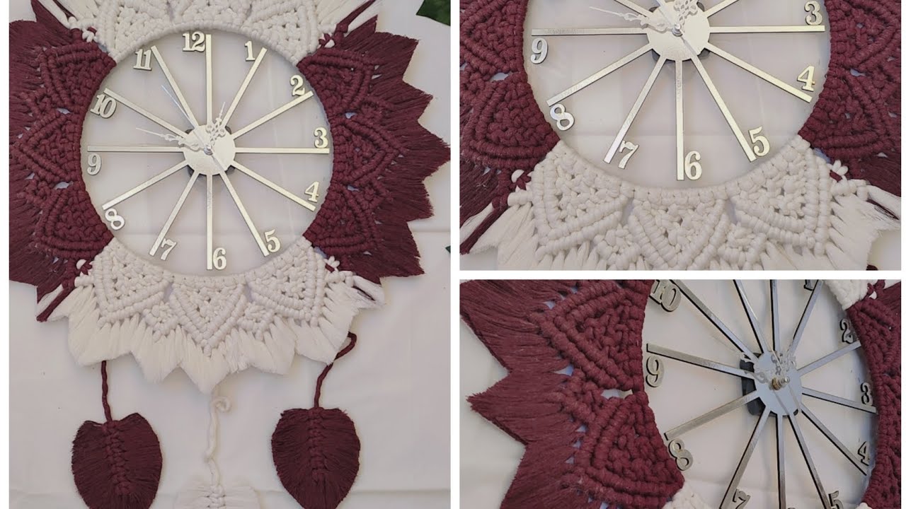 طريقة عمل ساعة مكرمية جديدة و مختلفة تماما من الالف الي الياء👌- a different macrame watch