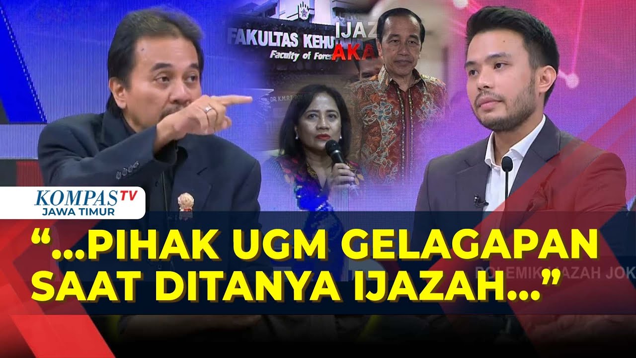 Debat Panas! Roy Suryo vs Kuasa Hukum Soal Klarifikasi UGM Terkait Ijazah Jokowi