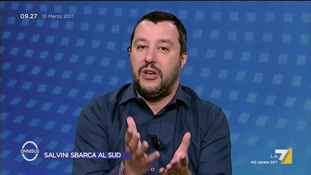 Salvini (Lega Nord): Casa mia comincia a Bolzano e finisce a Lampedusa