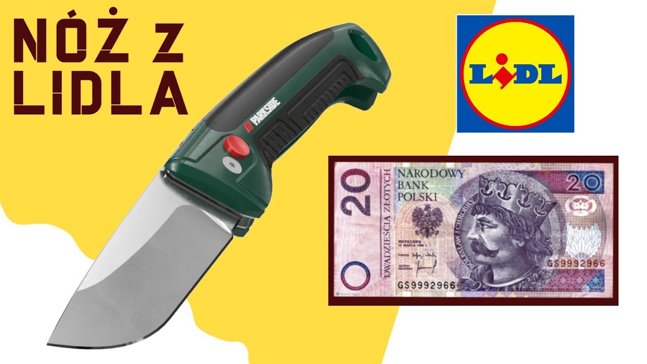 Nóż z LIDLa za 20zł - Recenzja wstępna