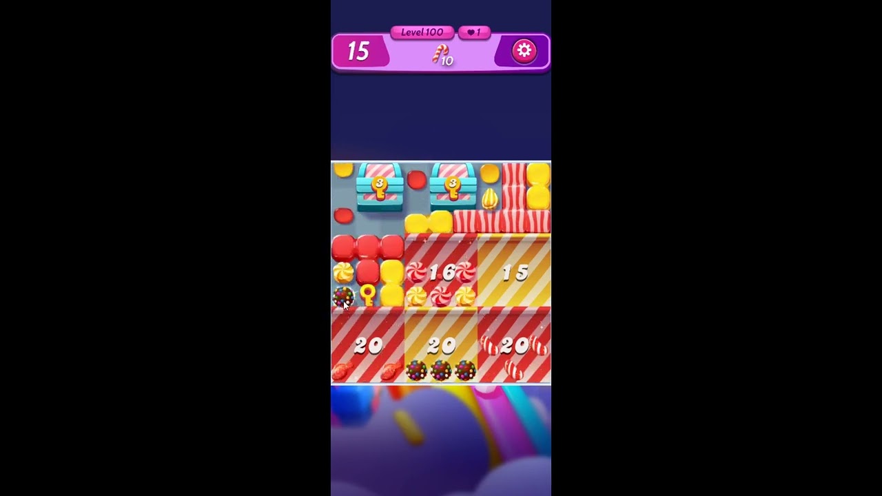 Candy Crush Blast Level 100 - NO BOOSTERS 🍬💥 [ENDING SCREEN] | SKILLGAMING ✔️