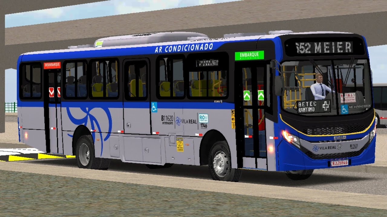 🔵[PROTON BUS] Gameplay de Relançamento do Caio Apache Vip V OF-1721 Euro 5 Padrão Vila Real 🔵