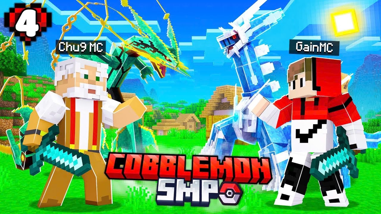 MINECRAFT COBBLEMON SMP * TẬP 4 | CHÚ 9 ĐẾN CĂN CỨ LIÊN MINH VÀ THÁCH ĐẤU POKEMON CẢ BĂNG ĐẢNG!!