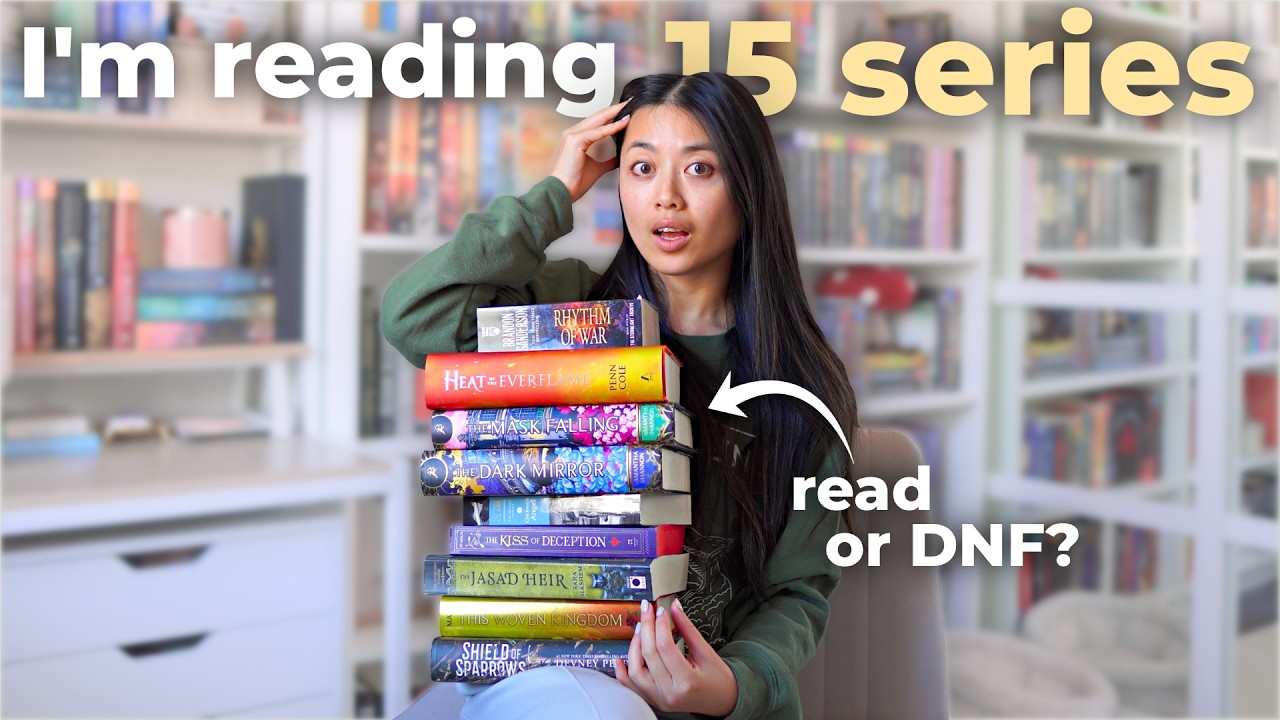 attempting to finish the 15 series I'm in the middle of (read or DNF...) 📚💕