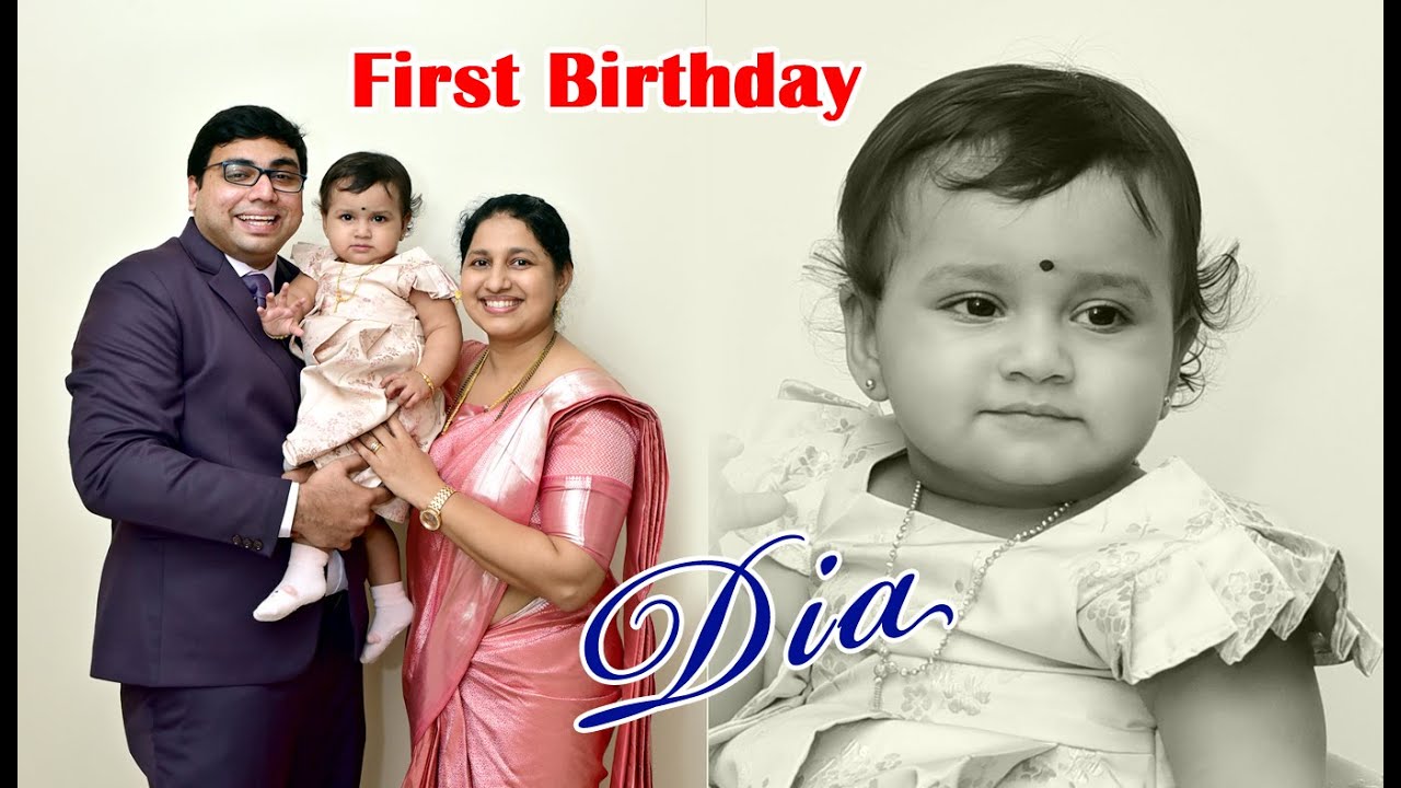 Dia's First Birthday Celebration  by #NelsonPhotographyMangalore