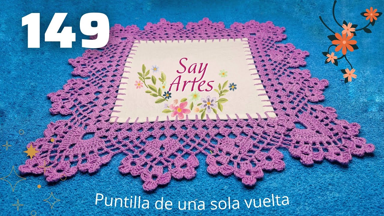 Puntilla 149 - de una sola vuelta para servilletas y manteles | Say Artes