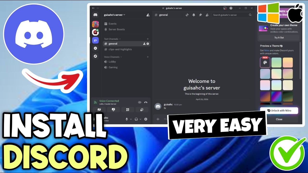 Как скачать Discord на ПК (руководство для начинающих 2026 года)