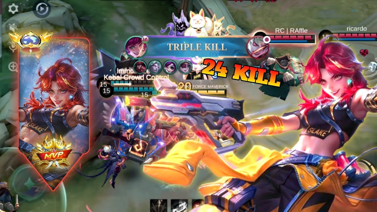 SOLO RANK!!AWAL SEASON KILL 24 AJA NIH BEATRIX DIKSML😋//TOPBUILDBEATRIX//HAVE FUN AND ENJOY IN GAME😎