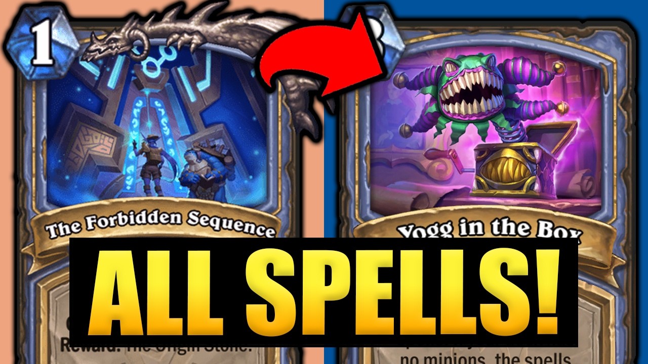 UPDATED, ALL SPELLS, ZERO MINIONS...THIS IS REALLY GOOD! | Quest Discover Mage Is Fire