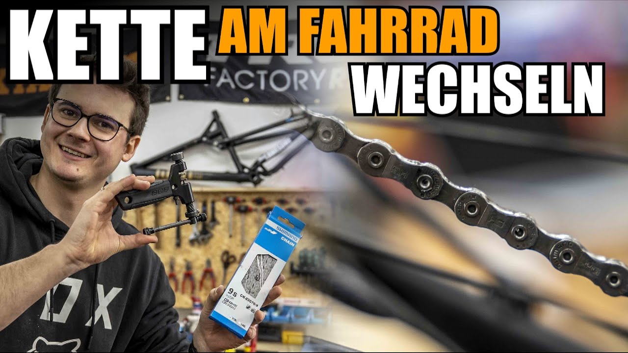 Kette am Fahrrad wechseln/austauschen + Länge bestimmen