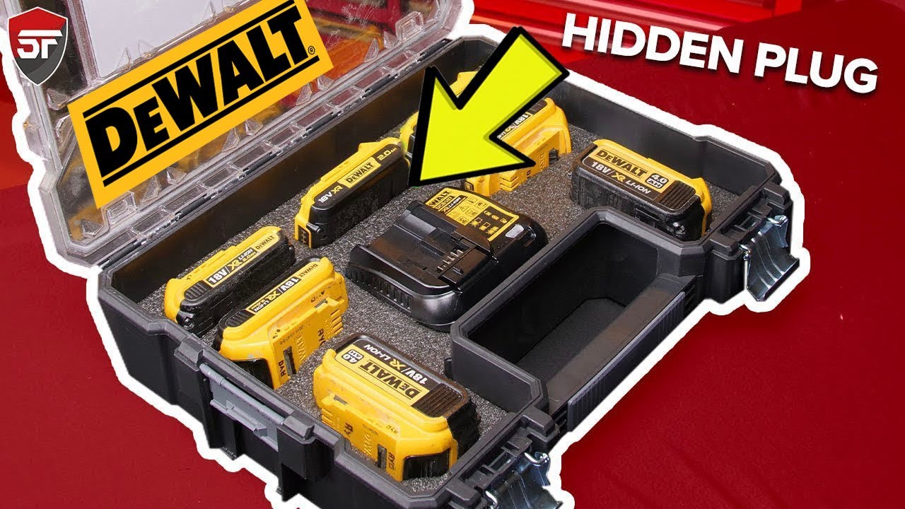 Храните аккумуляторы для электроинструментов DeWalt в ЗАЩИТЕ и ОРГАНИЗАЦИИ | Аккумуляторный ящик ...