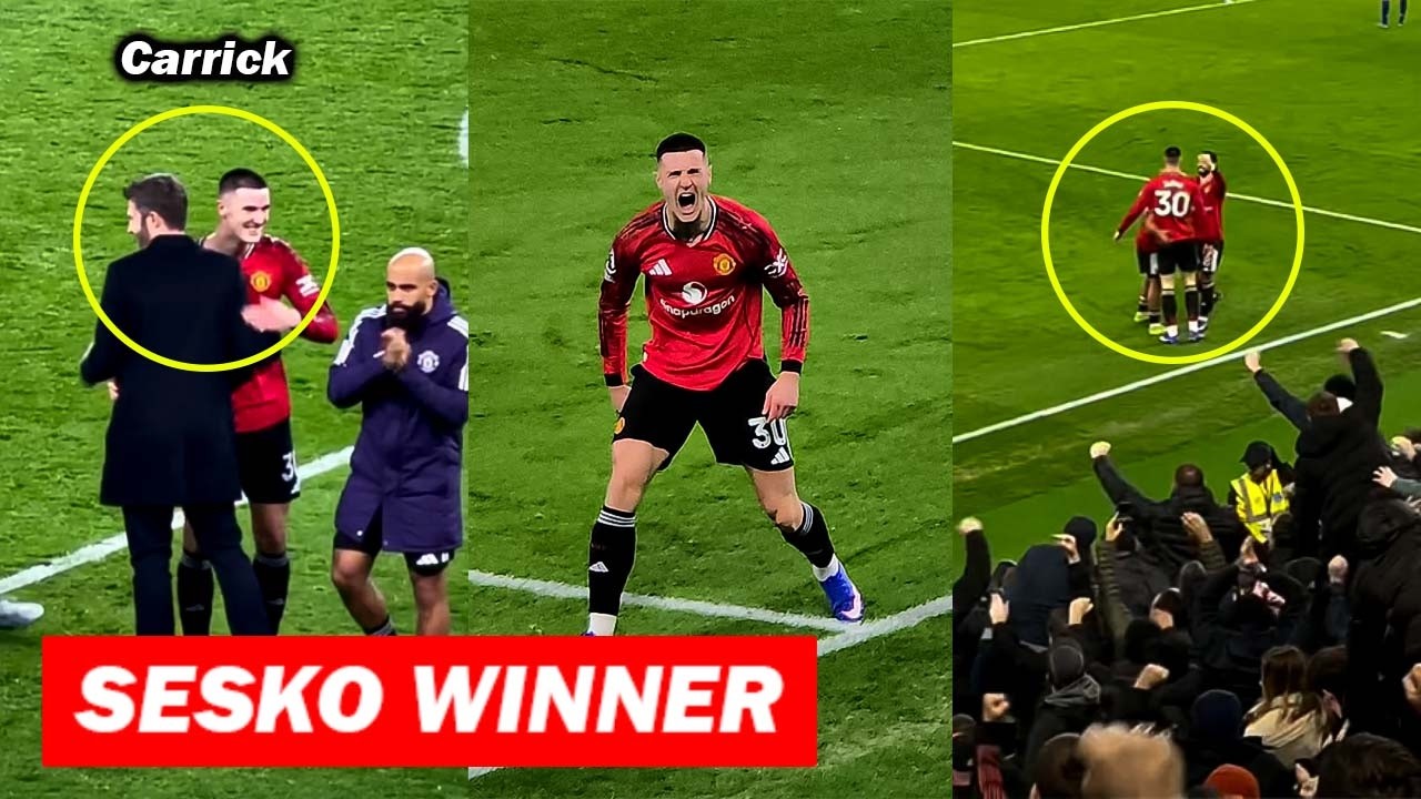 Man Utd Fans Reactions to Benjamin Sesko Goal vs Everton