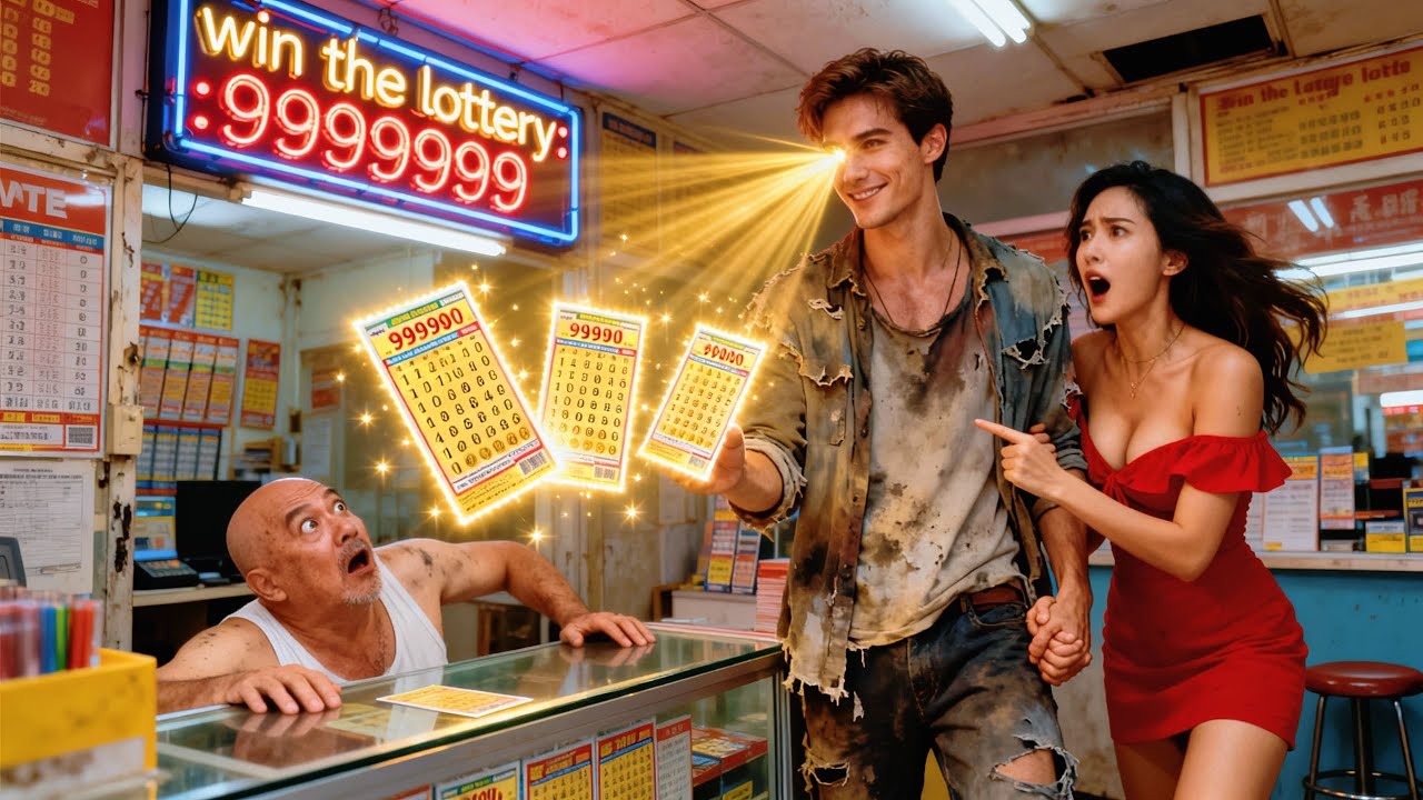 Lottery System Unlocked!Poor boy sees all winning numbers,becomes rich overnight—city shocked#movie