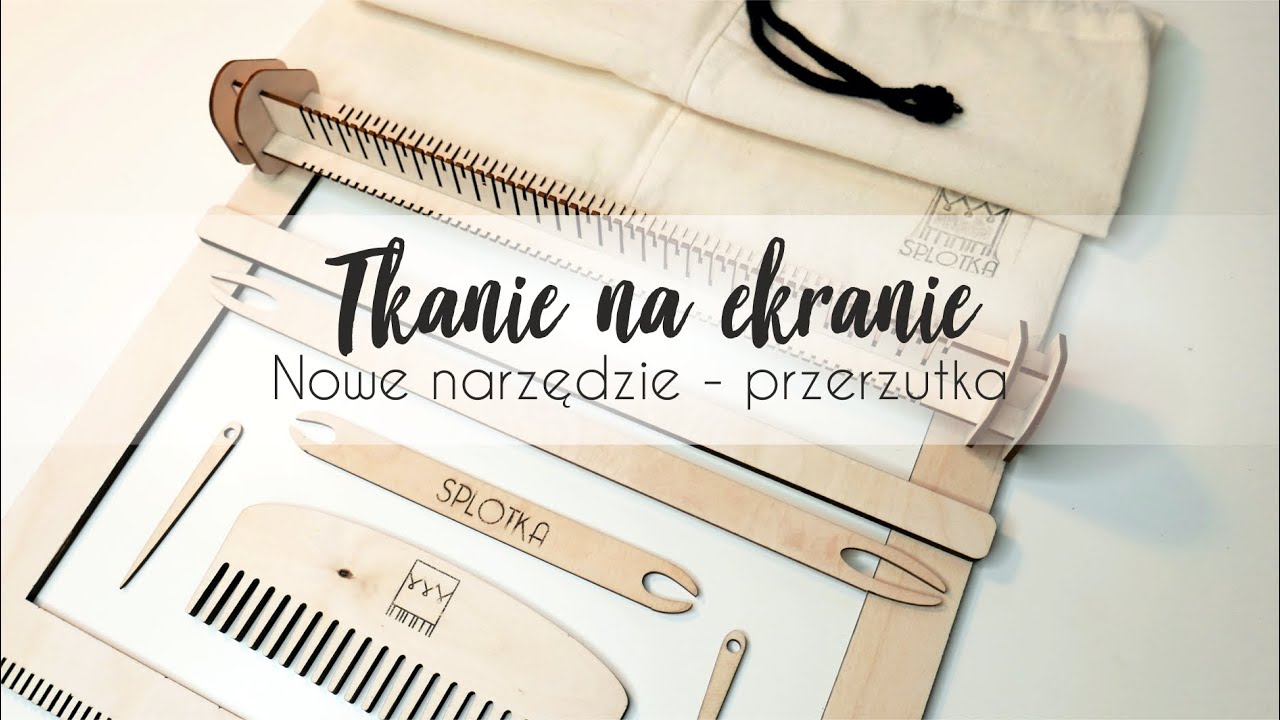 Tkanie na ekranie - Nowa ramka z przerzutką | Weaving Riddle