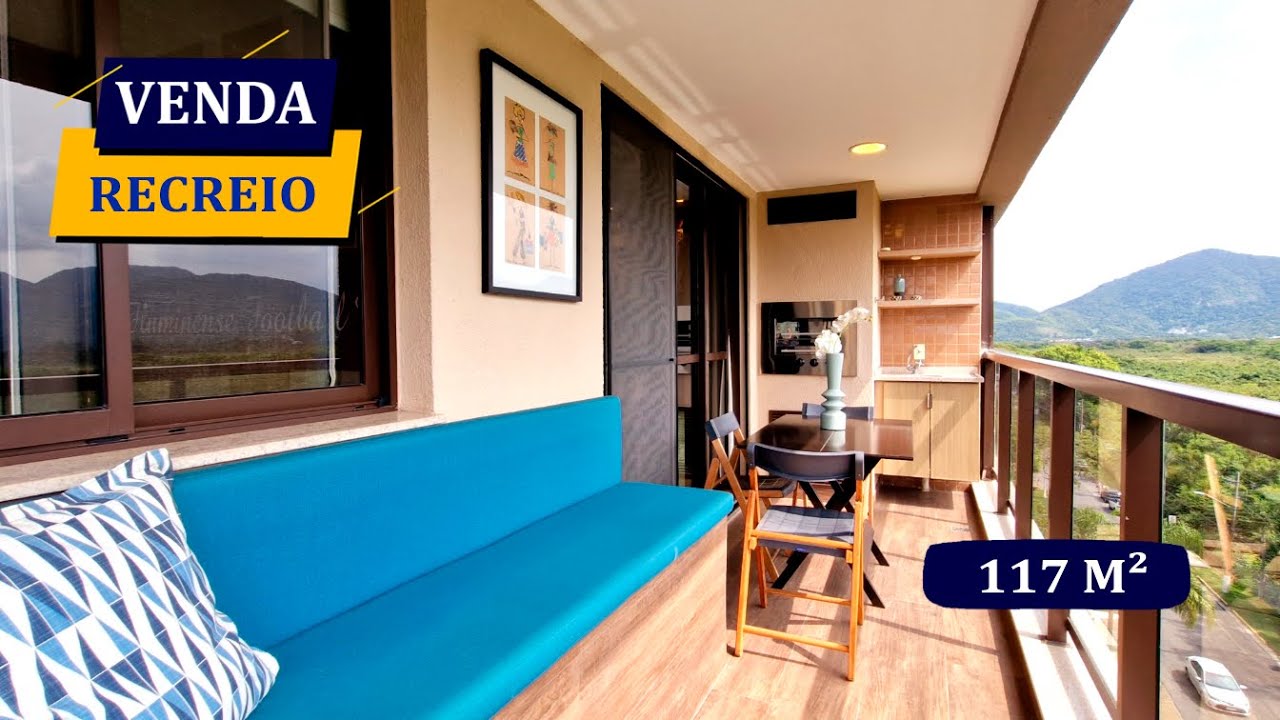 RECREIO CONDOMÍNIO RESORT DAMAI LIFESTYLE LUXO 117M² VARANDA GOURMET 4 SUÍTES 2 VAGAS LAZER COMPLETO