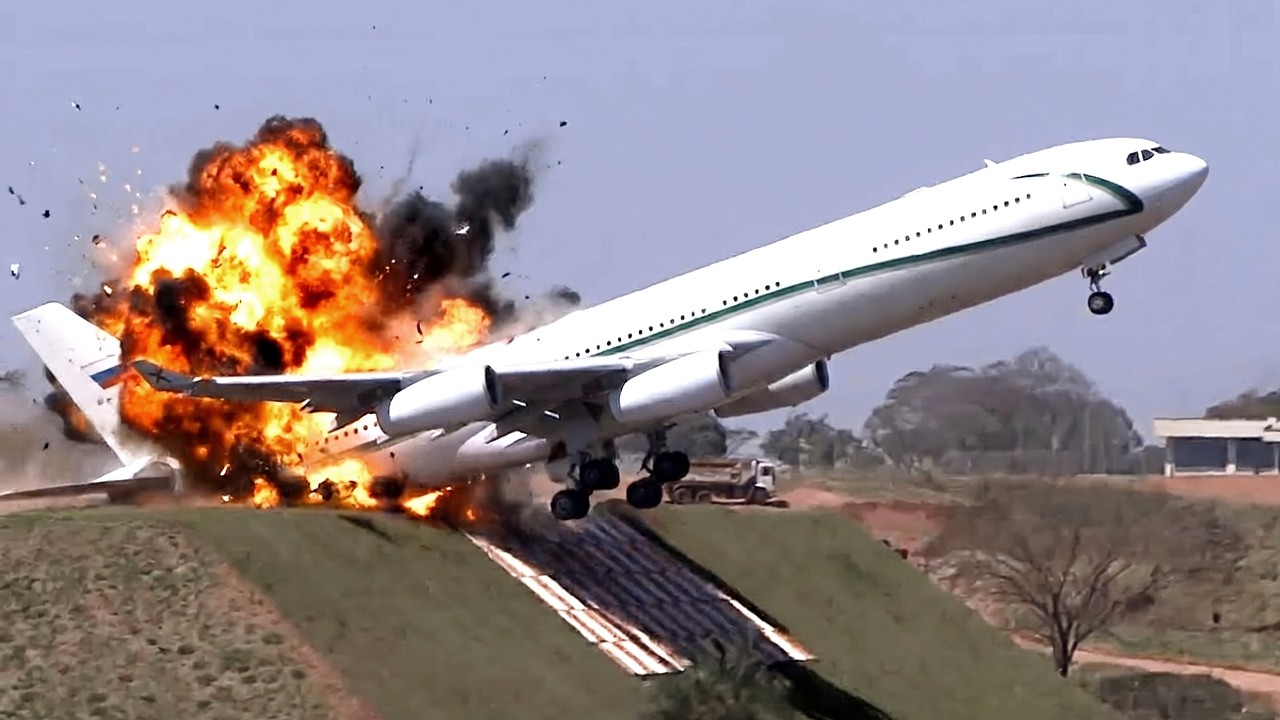 200 Shocking Plane Crashes and Mistakes Caught on Camera