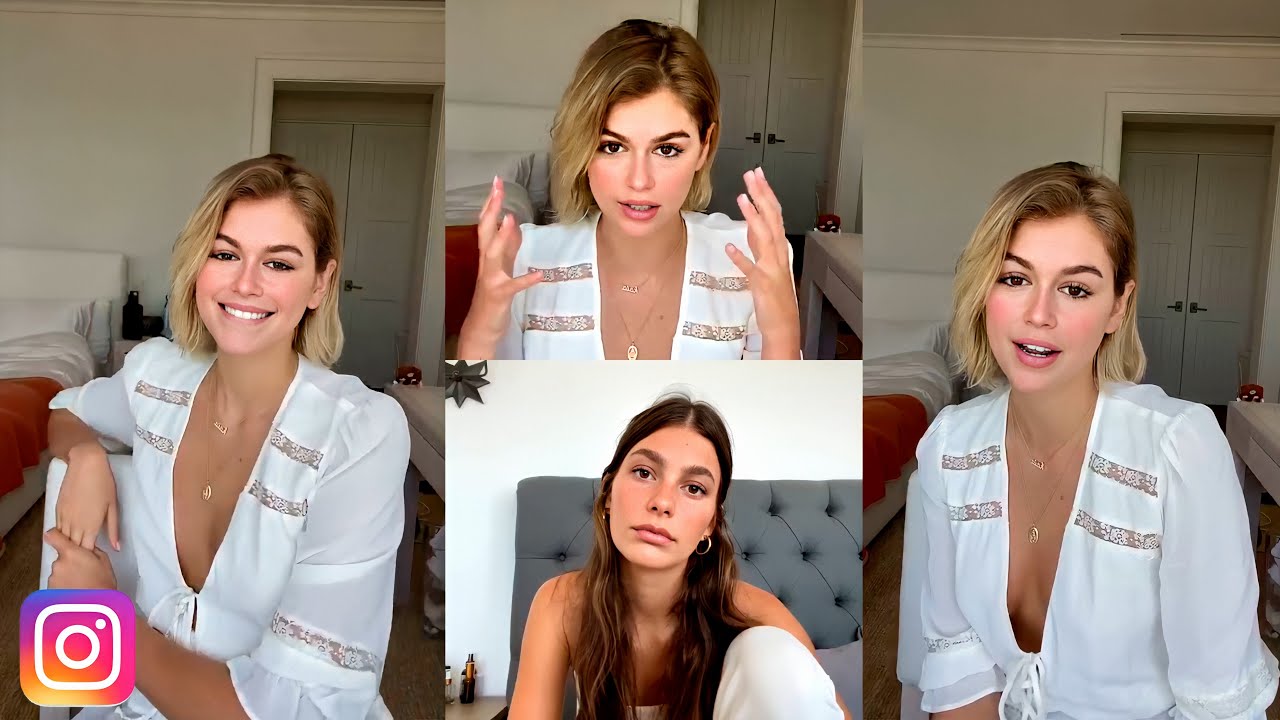 Kaia Gerber Live with Camila Morrone | Book Club: 