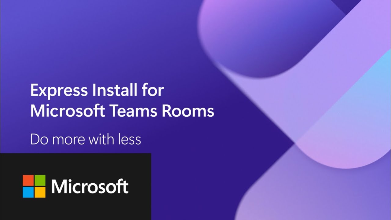 Microsoft Teams Rooms: Express install