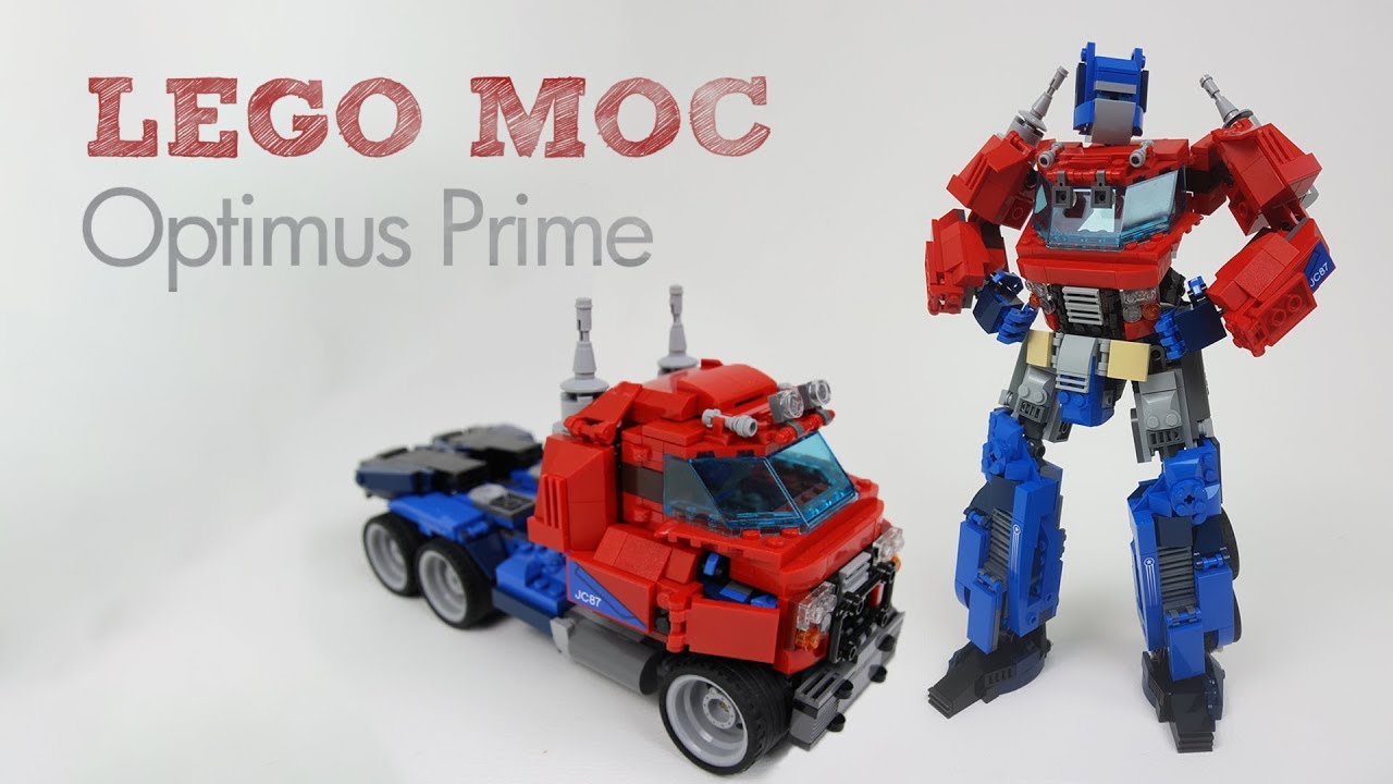 Optimus Prime Lego MOC Speed Build - I AM SketchBook.com