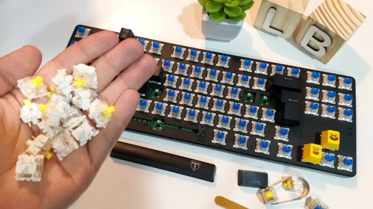 T-DAGGER BORA COM SWITCH GATERON! MELHORANDO O MEU TECLADO MECÂNICO PASSO A PASSO
