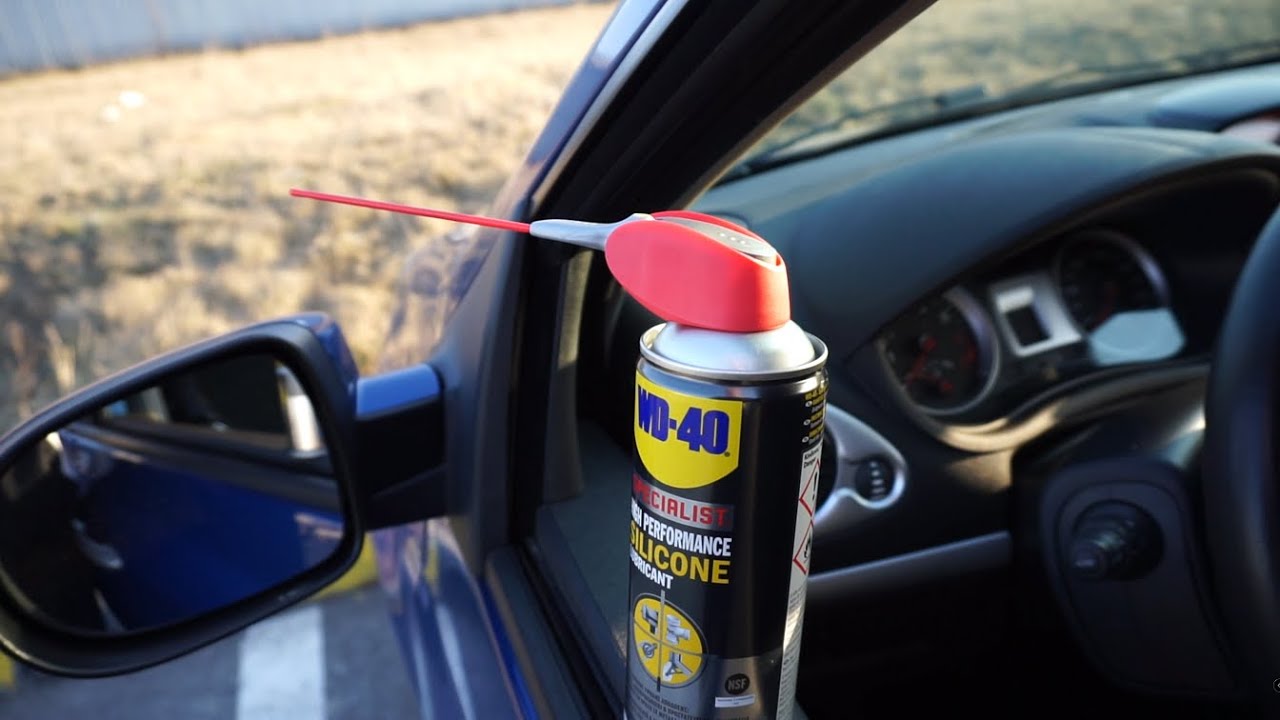WD-40 Silicone Spray for Quick Power Windows