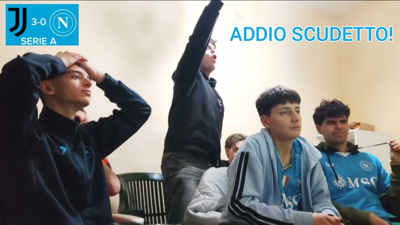 ADDIO SCUDETTO! REACTION TIFOSI NAPOLETANI || JUVENTUS 3-0 NAPOLI