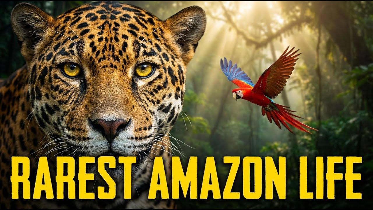 Amazon Wildlife 4K – Rarest Birds & Wild Animals in Action