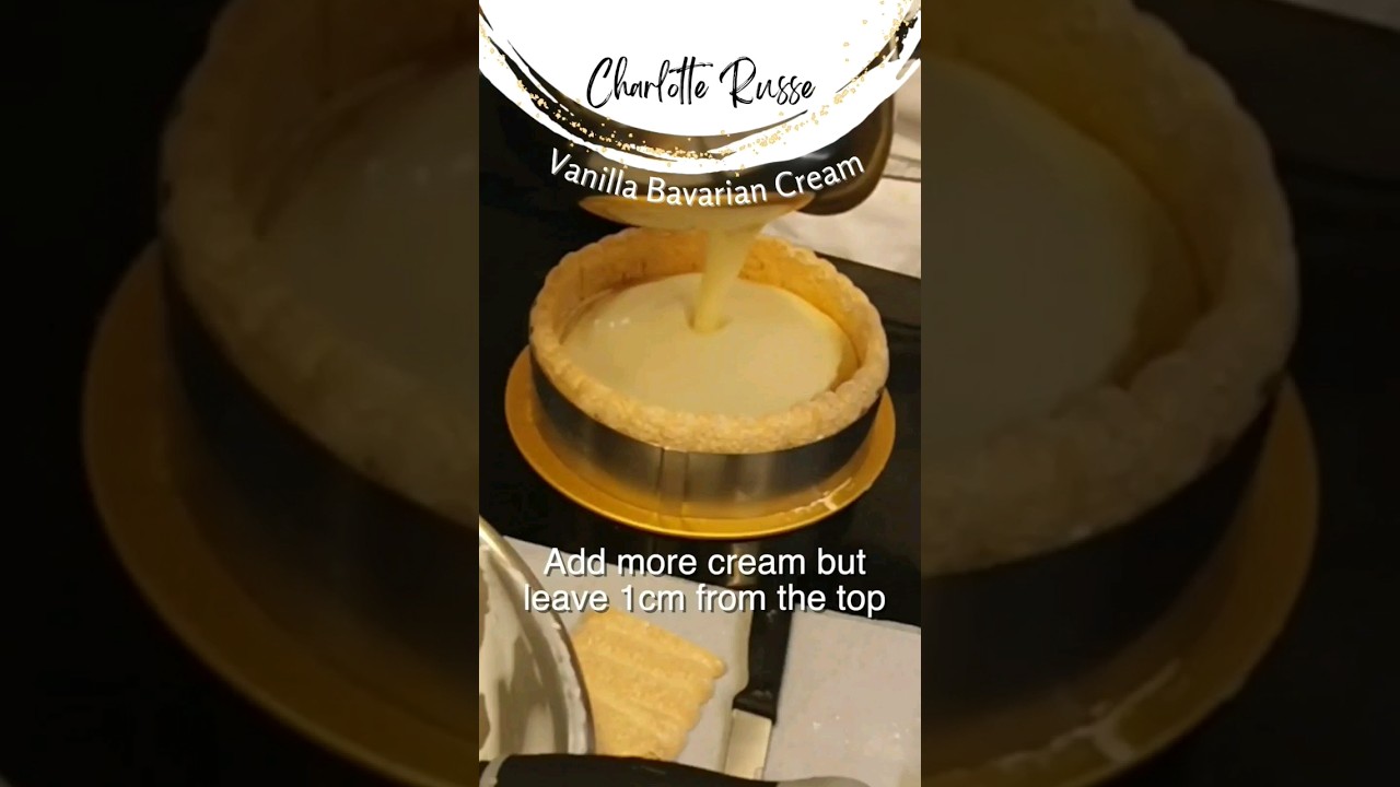 VANILLA BAVARIAN CREAM | CHARLOTTE RUSSE FROM START TO FINISH