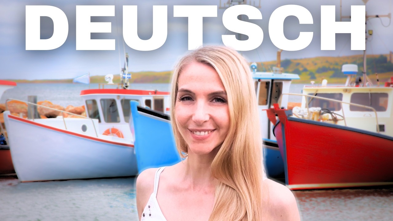 Learn German Naturally: Harbour Walk ⚓ | Comprehensible Input