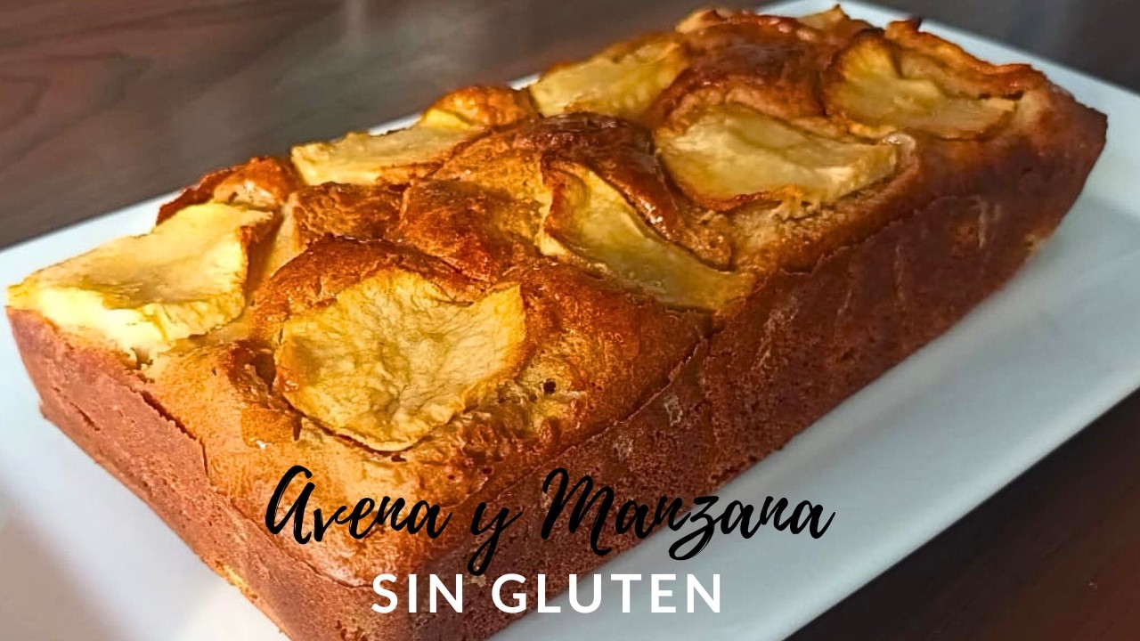 Con Avena y Manzana Hice Este Pastel Increíble/ Rápido y Fácil