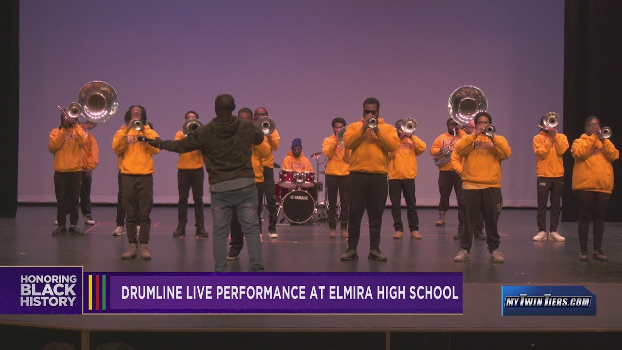 DRUMLine Live celebrates Black History Month at Elmira High School