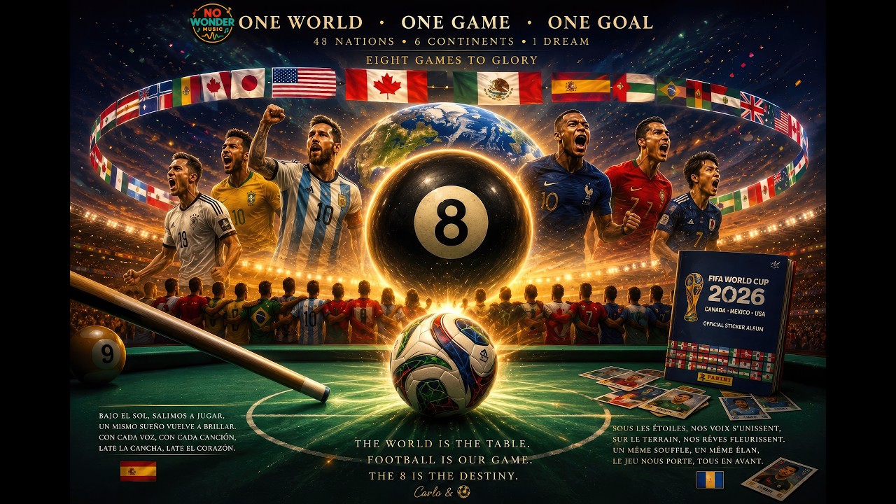 One World One Game One Goal | Global Football Anthem for the FIFA World Cup 2026 USA Mexico Canada