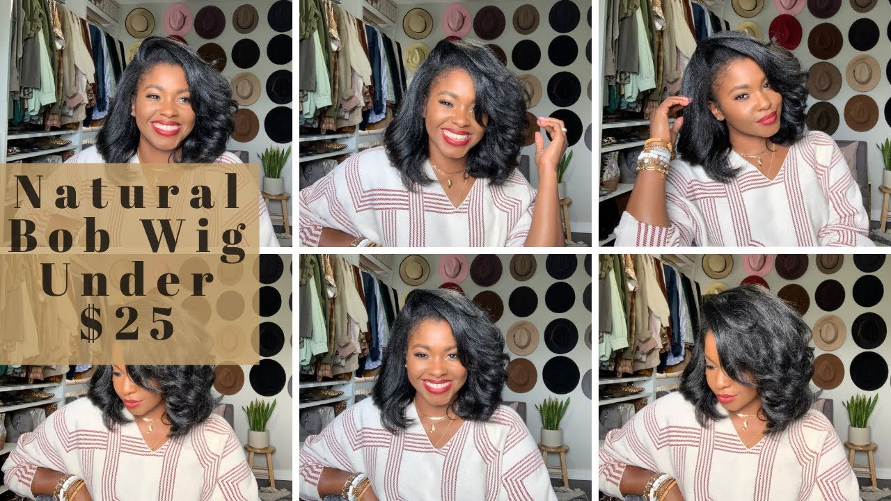 The PERFECT Bob Wig For Natural Hair || Under $20 || LivinFearless