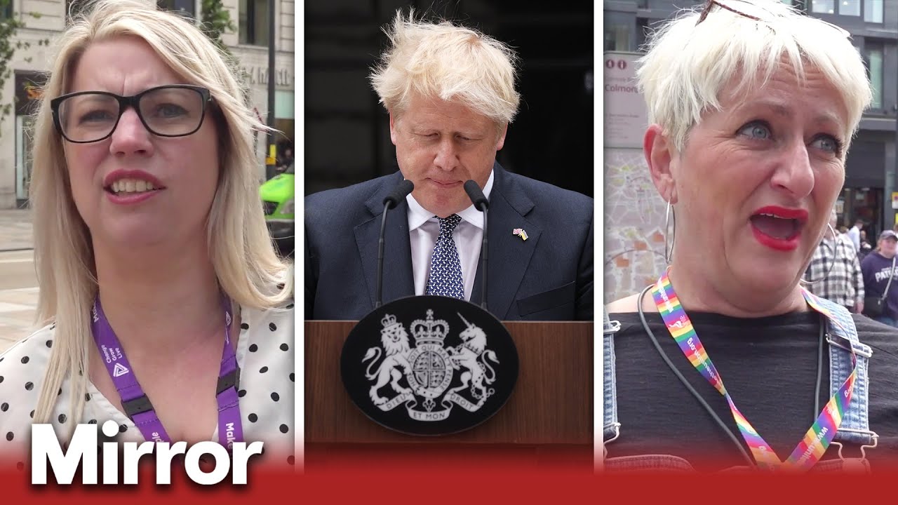 UK public react to Boris Johnson resignation