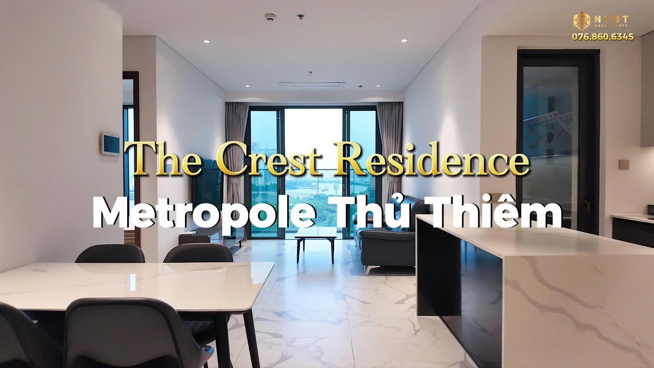 FOR RENT | LUXURY 2 BEDROOM APARTMENT – THE CREST METROPOLE THU THIEM | 1,730$