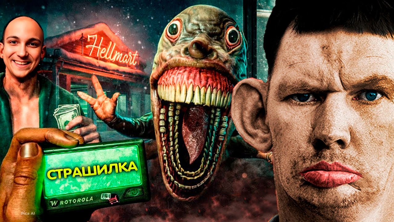 Валакас стал кассиром в СТРАШИЛКЕ Hellmart