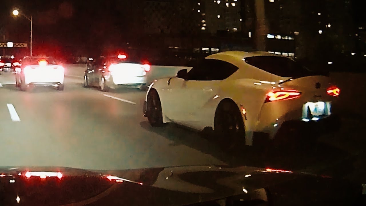 cop hits us with the laser beam