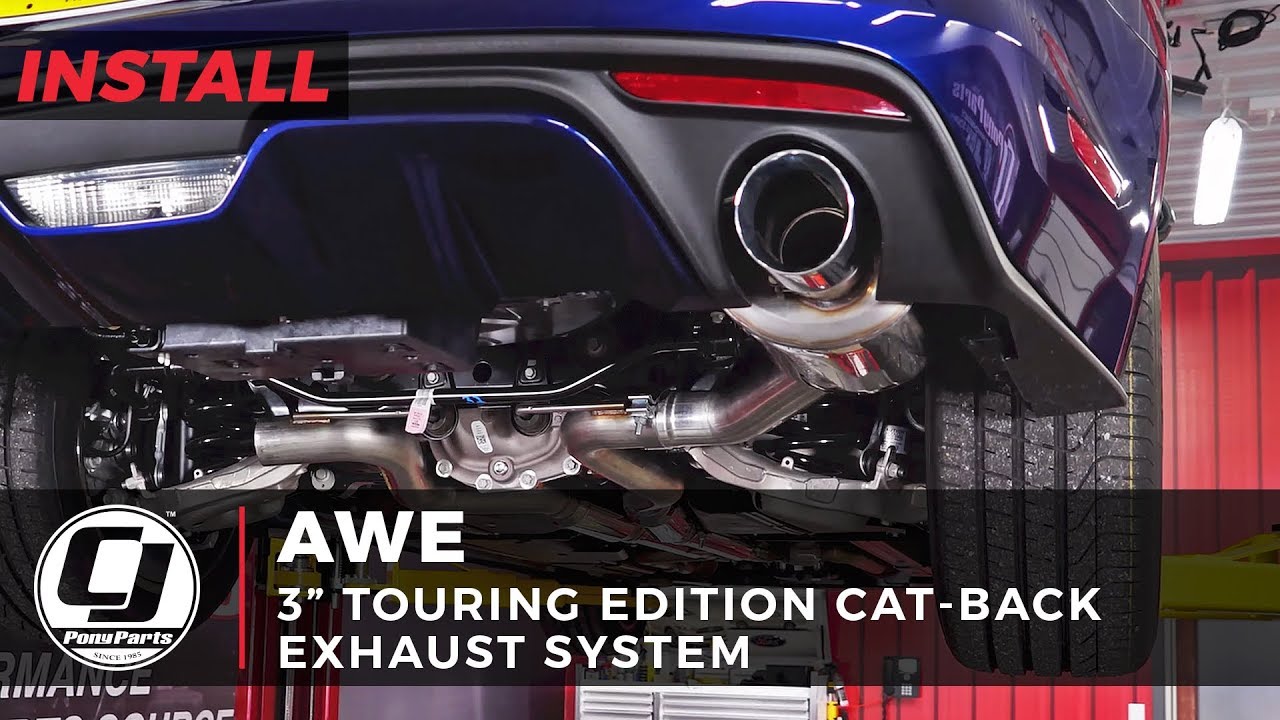 2015-2017 Mustang Install: AWE Stainless Steel 3” Touring Edition Cat-Back Exhaust System