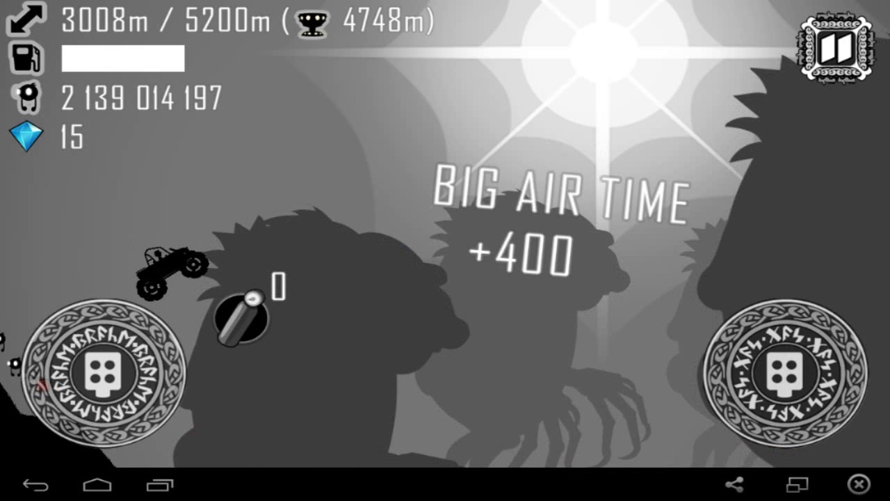 Hill Climb Racing ➨ Daily Challenge ➨ Big Finger + Ragnarok 5200m+
