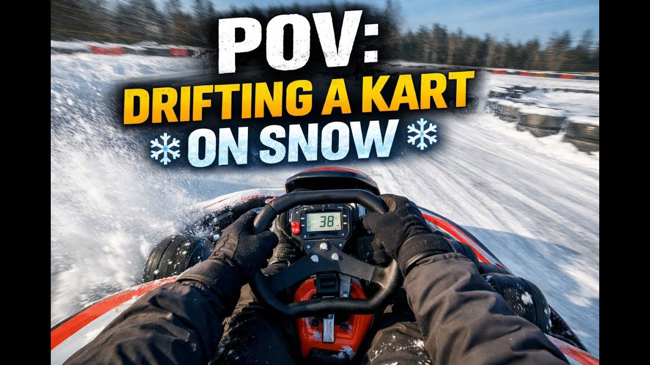 Karting on Ice Is INSANE