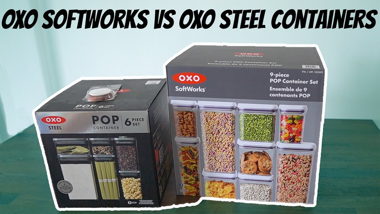 OXO Softworks vs OXO STEEL Containers Review and Comparison