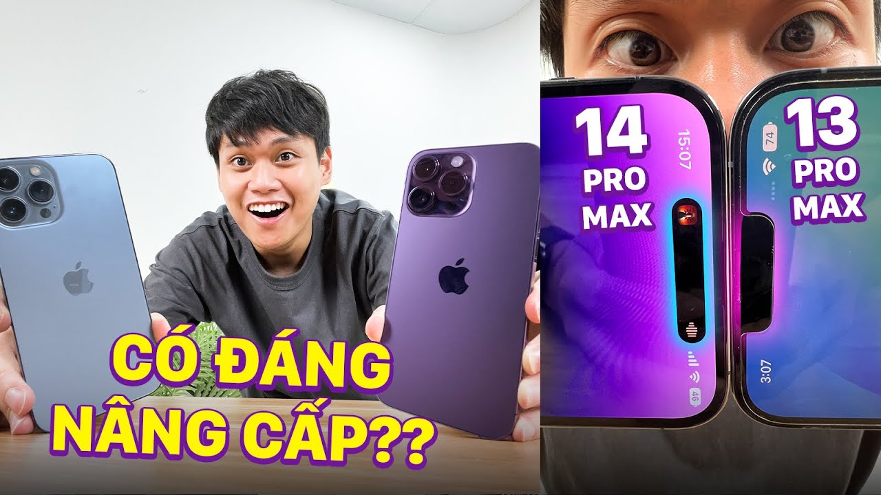SO SÁNH iPHONE 14 PRO MAX VS iPHONE 13 PRO MAX: KHÔNG ĐÁNG NÂNG CẤP???