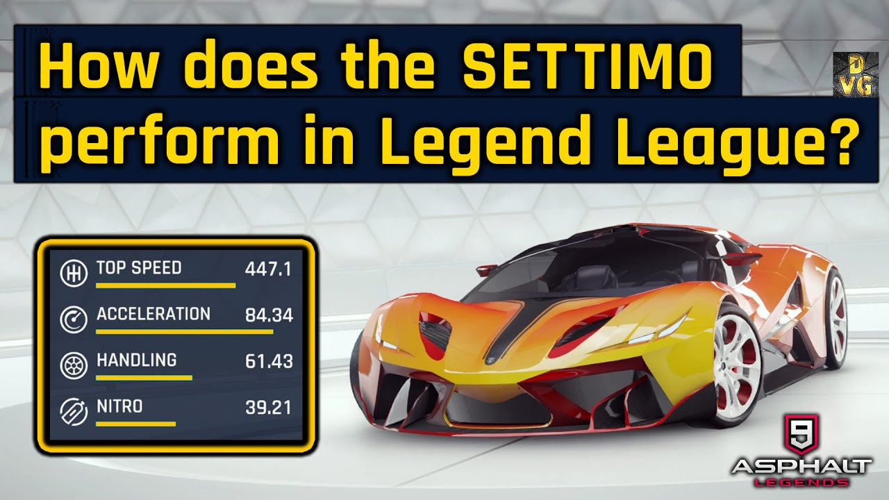 Asphalt 9 - This is how Settimo Cerchio performs in Legend League!