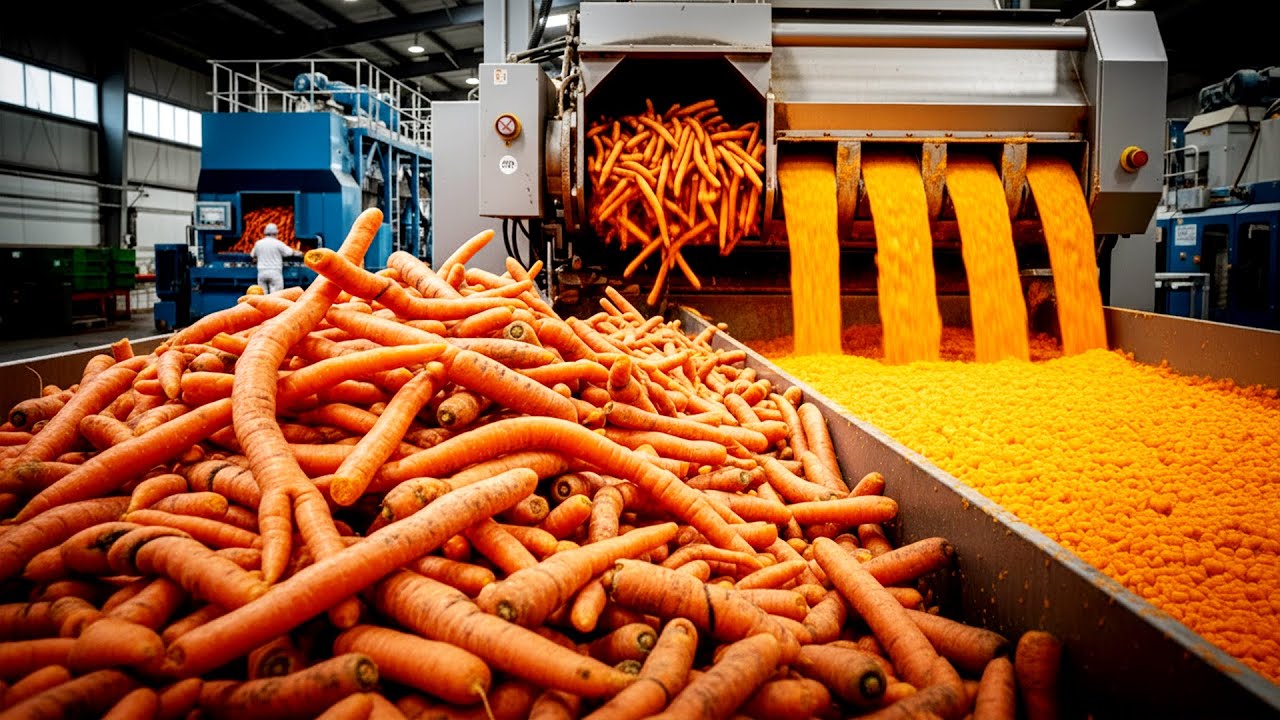 What Happens to Ugly Carrots Inside the Factory | How Imperfect Vegetables Are Turned into Food